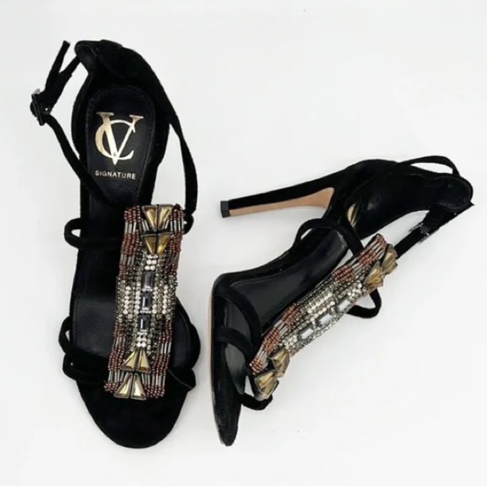 Vince Camuto Roselle Embellished Sandal- size 7M/37
